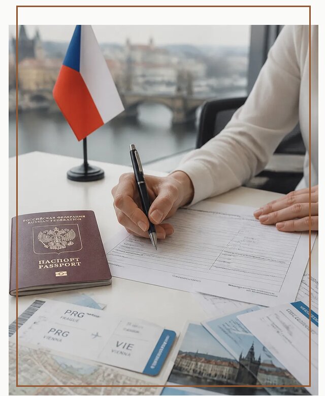Оформление визы в Чехию под ключ для поездки в Коркине