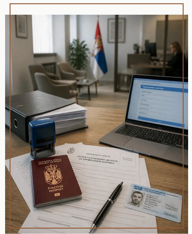 Оформление ПМЖ в Сербии для переезда в Коркине под ключ
