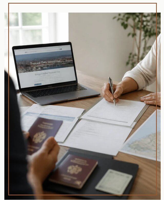 Оформление Digital Nomad и ВНЖ Португалии в Коркине